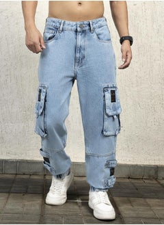 Hubberholme Men Indigo Jeans - Straight Fit for Sleek and Stylish Look  - Image 1