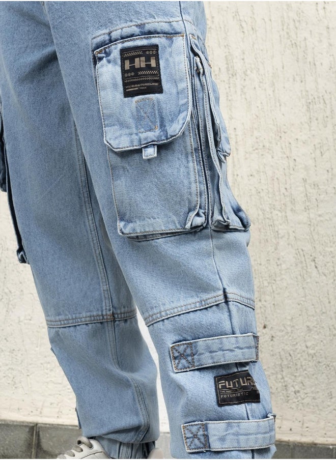 Hubberholme Men Indigo Jeans - Straight Fit for Sleek and Stylish Look  - Image 3
