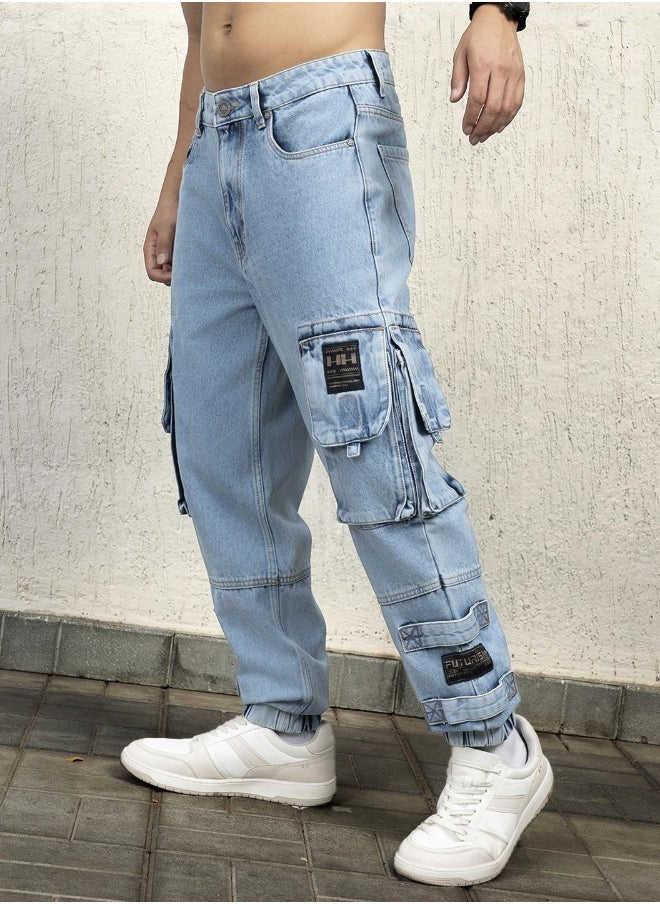 Hubberholme Men Indigo Jeans - Straight Fit for Sleek and Stylish Look  - Image 5