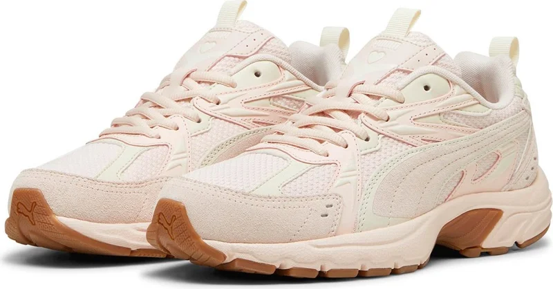 PUMA Milenio Tech Suede Coquet Beige Women's Running Shoes