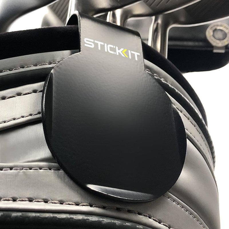 STICK-IT STICKIT Metal Landing Pad I Bag Clip for Quick and Easy Use of Magnetic Golf Gear & Accessories with Convenient Positioning on Your Golf Bag - Image 1