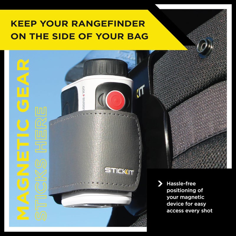 STICK-IT STICKIT Metal Landing Pad I Bag Clip for Quick and Easy Use of Magnetic Golf Gear & Accessories with Convenient Positioning on Your Golf Bag - Image 3