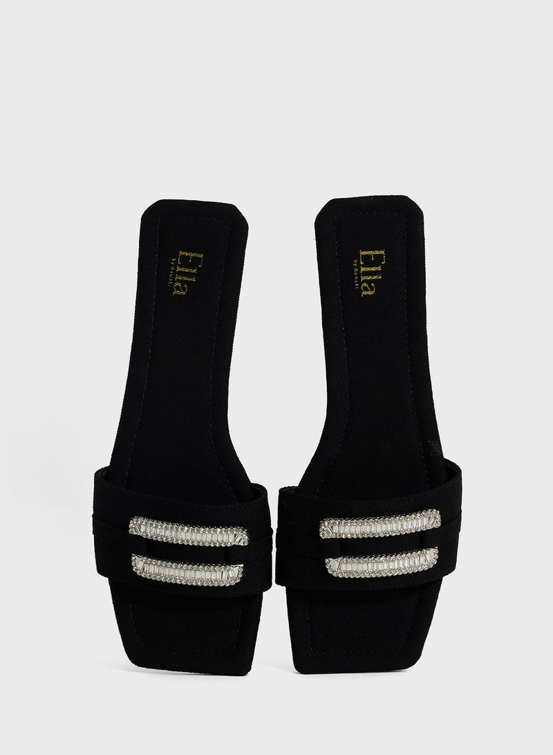 ايلا صندل نسائي مسطح  - Image 4