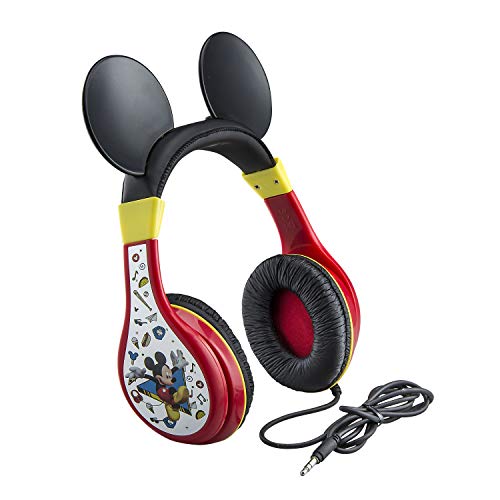 eKids Mickey Mouse Headphones for Kids Wired Headphones with 35mm Jack - Image 1
