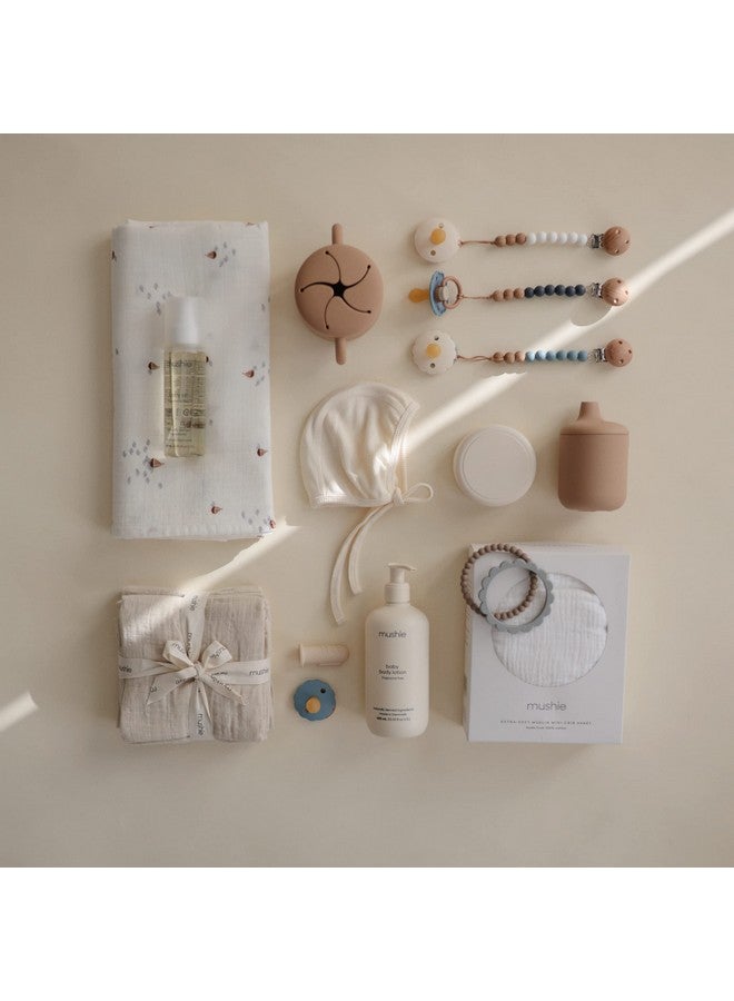 mushie 100% Silicone Baby Sippy Cup | 6 Months+ (Natural) - Image 4