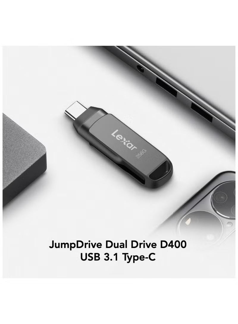 Lexar Lexar LJDD400256G-BNQNG, JumpDrive D400, Titanium, 256GB - Image 2