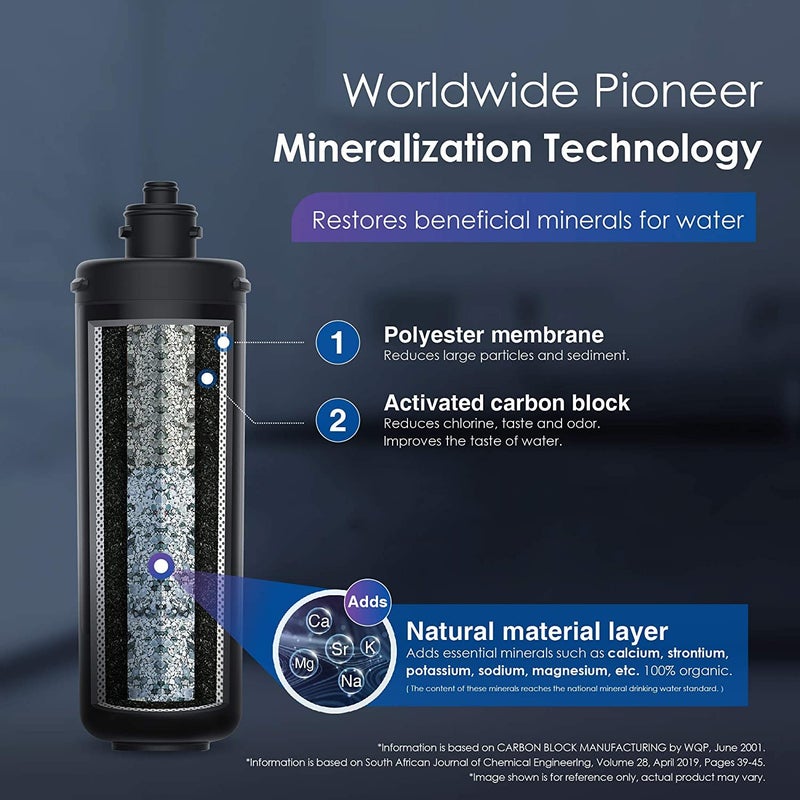 Waterdrop RF10-MZ Replacement Filter Cartridge For 10UB-MZ/10UA/10UB Under Sink Water Filter, 8K Gallons High Capacity - Image 1