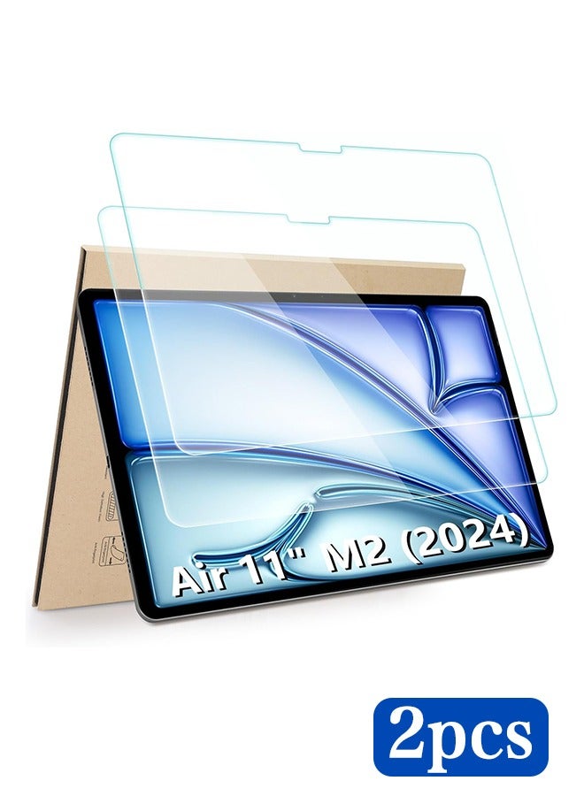 2 Pack Screen Protector,  for iPad Air 11-inch 2024, Tempered Glass,  Anti-Scratches, High Definition - Image 1