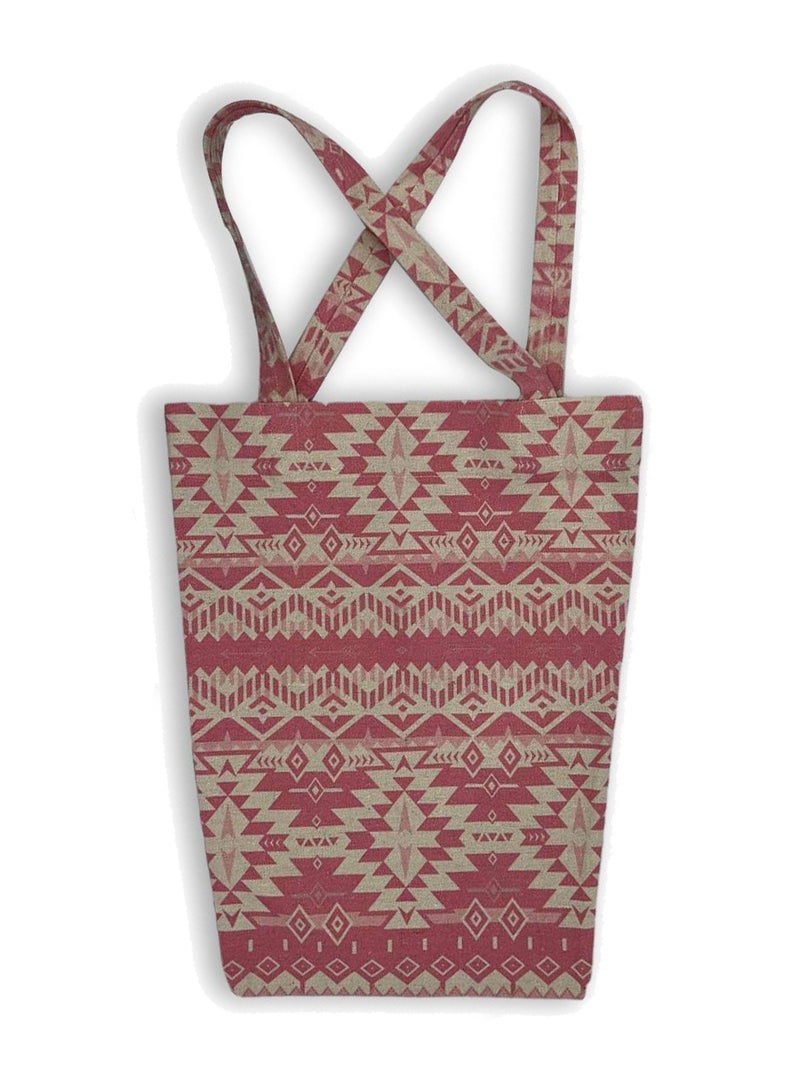 Gharibo Bags casual printed linen tote bag T230013C  - Image 1