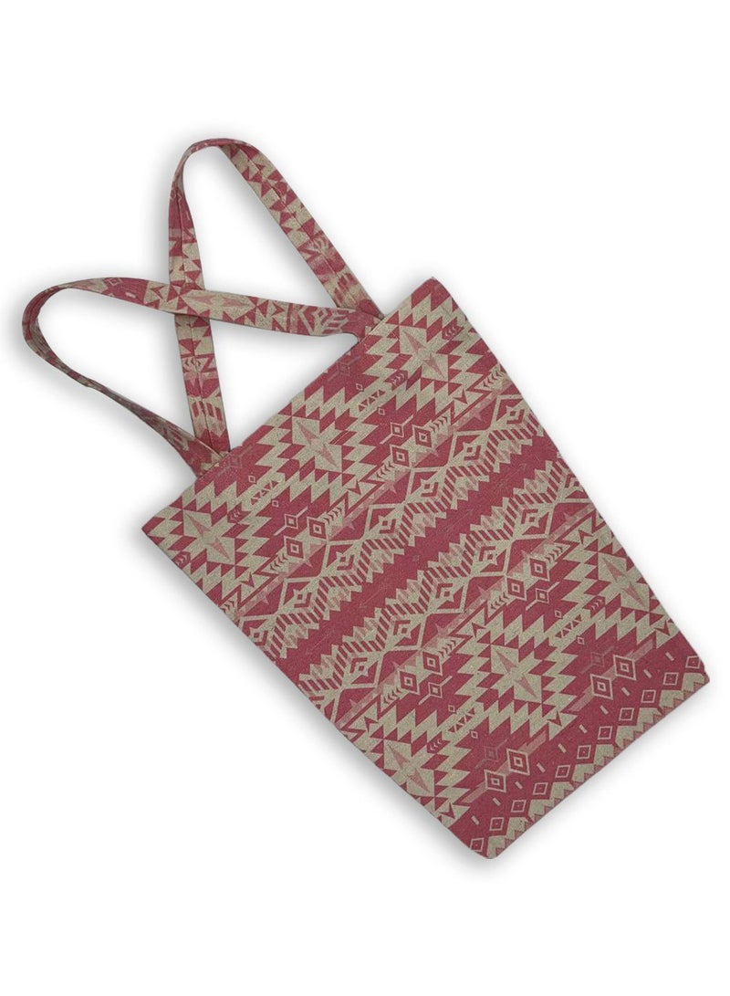 Gharibo Bags casual printed linen tote bag T230013C  - Image 2