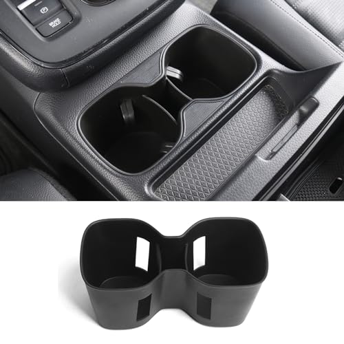 Bercicci Front Cup Holder Compatible with Honda 2023-2025 2026 CRV Accessories (Include HEV) TPE Material Front & Rear Insert Center Console Organizer - Image 1