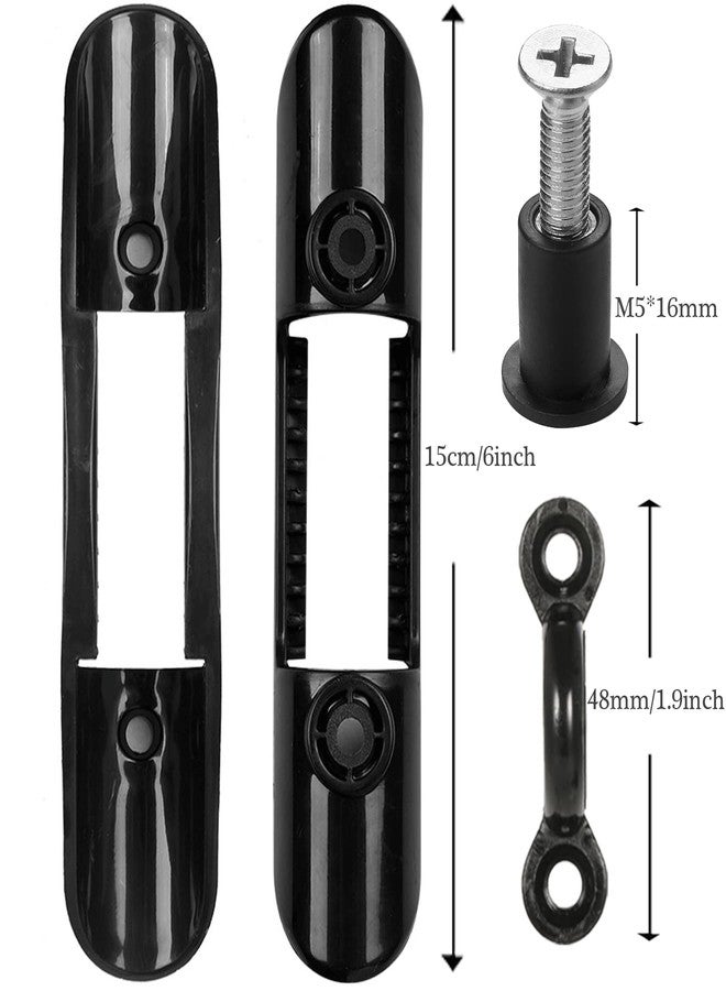 Borogo 4PCS Kayak Paddle Holder Clips with 5Pcs Kayak Pad Eye, Kayak Paddle Clip Deck Mounted Universal Kayak Paddle Clip & Fishing Net Clip - Image 3