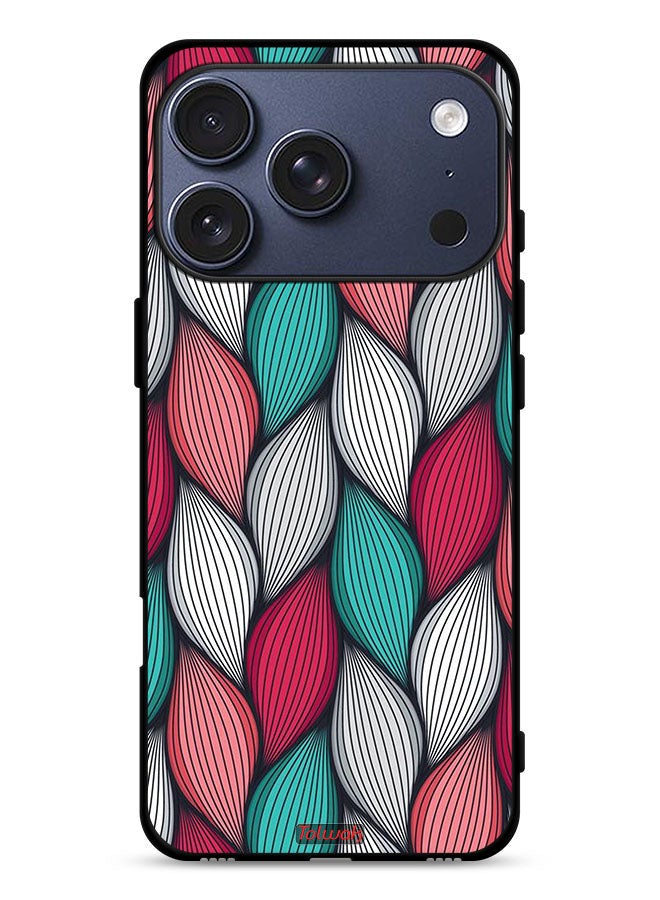 Tolwak Apple iPhone 17 Pro Protective Case Cover Feather Pattern - Image 1