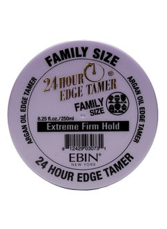 EBIN NEW YORK EBIN NEW YORK 24 Hour Edge Tamer - Extreme Firm Hold (8.5oz/ 250ml) - No Flaking, White Residue, Shine and Smooth texture with Argan Oil and Castor Oil 