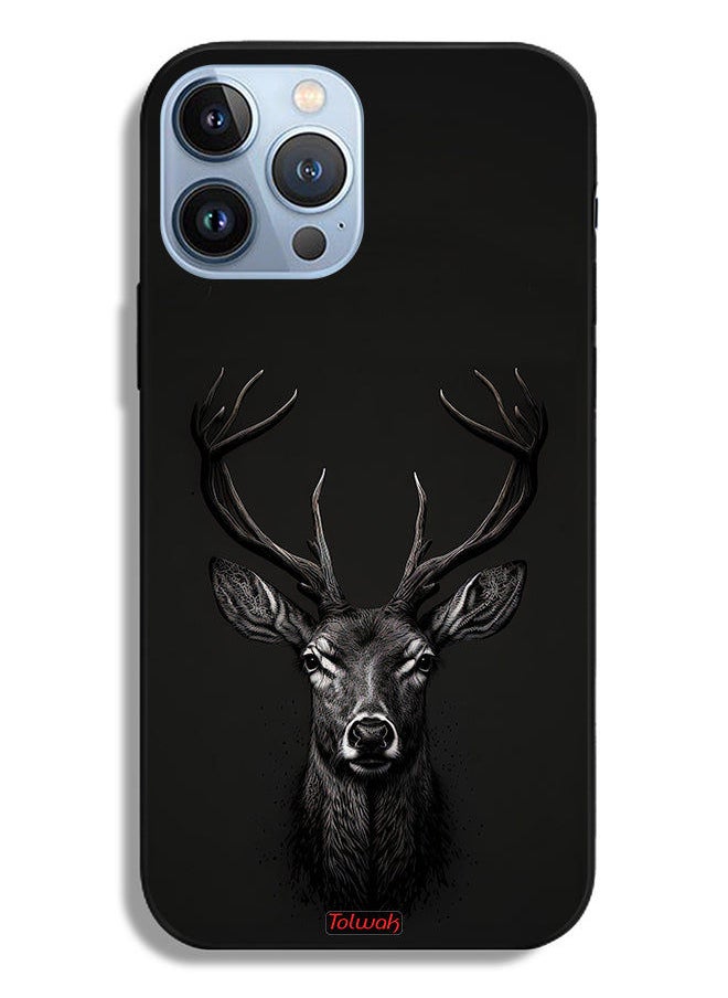 Tolwak Apple iPhone 13 Pro Max Protective Case Deer Digital Art  - Image 2