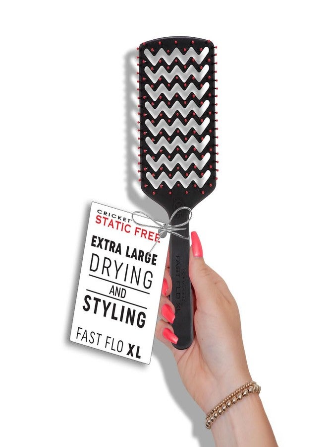 Cricket Static Free Fast Flo XL Vent Hair Brush for Blow Drying, Styling, Detangling, Hairbrush for Long Short Thick Thin Curly Straight Wavy All Hair Types - Image 1