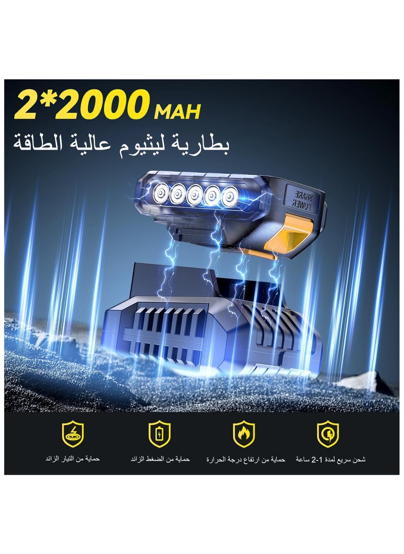 ELIKLIV - ELIKLIV Cordless Impact Driver 21V, ,with LED Work Light, , 2.0Ah Battery and Charger - Image 1