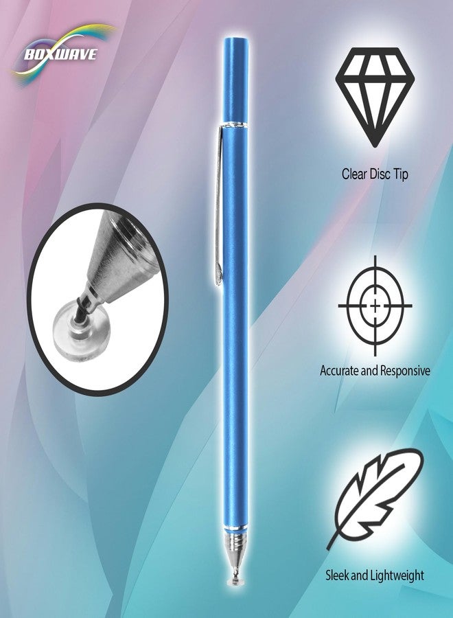 BoxWave Stylus Pen Compatible with Skylight Calendar (15 inch) - FineTouch Capacitive Stylus, Super Precise Stylus Pen - Lunar Blue - Image 4