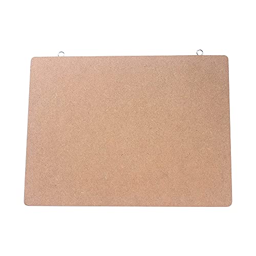 IVEI MDF DIY Blank Name Plate Base Wood Sheet Craft - MDF Plain Wooden Rectangle Board Blank Name Plates Cutouts for Painting Wooden Sheet Craft, Decoupage, Resin Art Work & Decoration - Image 1