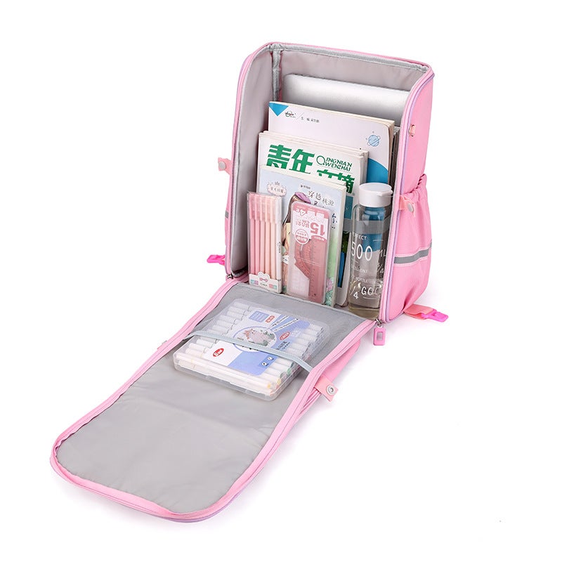 New Primary School Student Trolley Bag Children'S Cartoon Dual-Purpose Schoolbag Grade 1-3 Student Trolley Bag Stair Climbing Wheel - Image 5