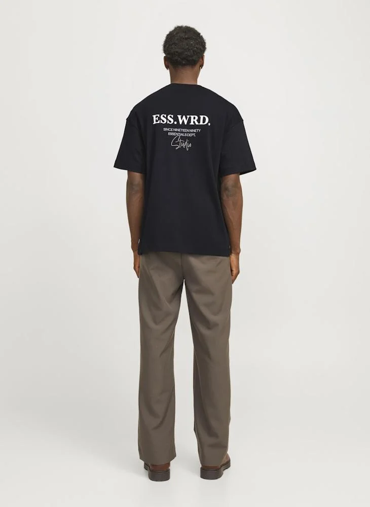 جاك اند جونز Jjeurban Edge Studio O-Neck T-Shirt