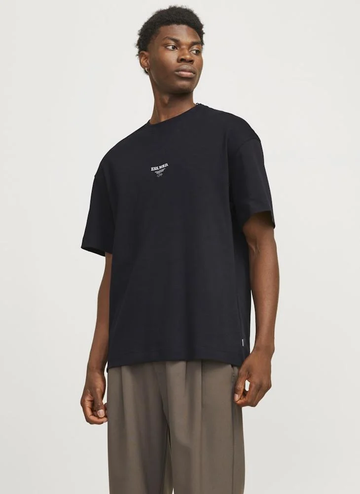 جاك اند جونز Jjeurban Edge Studio O-Neck T-Shirt