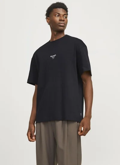 JACK & JONES Graphic Crew Neck Regular Fit T-Shirt