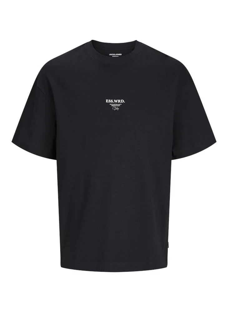 JACK & JONES Graphic Crew Neck Regular Fit T-Shirt
