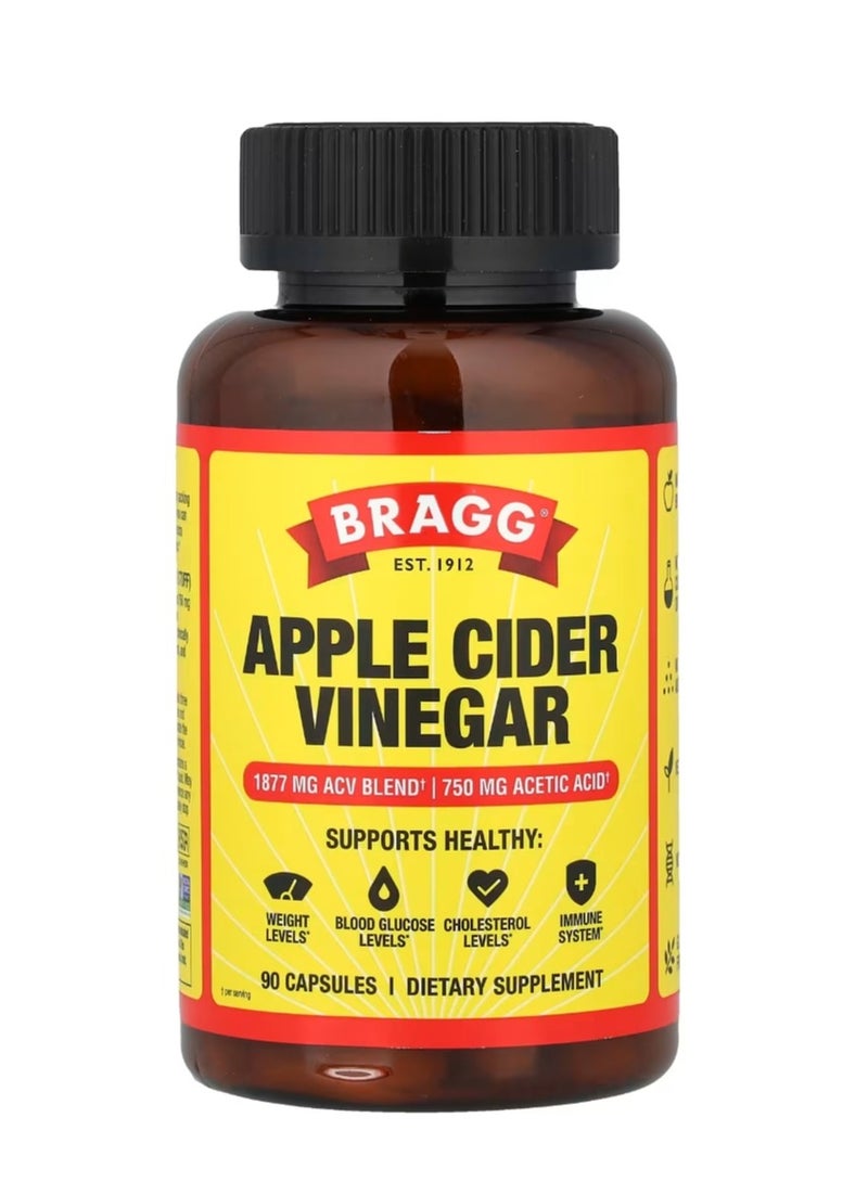 Bragg Apple Cider Vinegar 90 Capsules  - Image 1