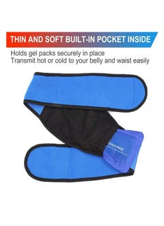 Ritecare Hot and Cold Reusable Gel Packs For Pain Relieve, Large Gel Pack with Neoprene Wrap, Therapy for Waist, Back, Period pain, Neck & Shoulder Injuries, Swelling, Bruises and Inflammation.  - Image 3