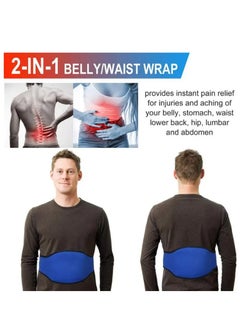 Ritecare Hot and Cold Reusable Gel Packs For Pain Relieve, Large Gel Pack with Neoprene Wrap, Therapy for Waist, Back, Period pain, Neck & Shoulder Injuries, Swelling, Bruises and Inflammation.  - Image 4