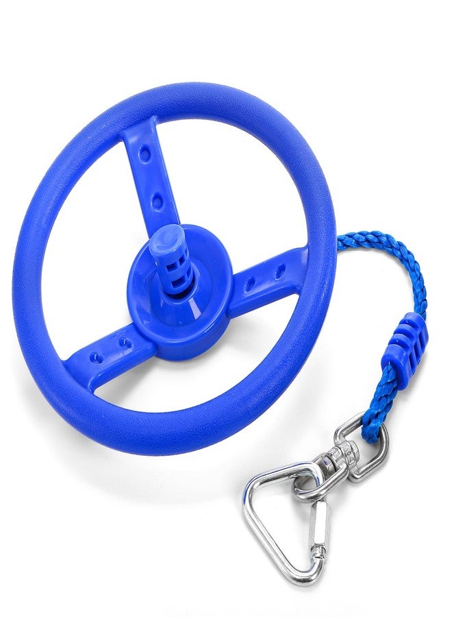 ZENFUN Wheel Obstacle 360 Degrees Rotating Joint, Swing Monkey Wheel for Warrior Obstacle Course, Spinner Swing Wheels for Outdoor&Indoor Playhouse, Playground Accessories & Attachments(Blue) - Image 5