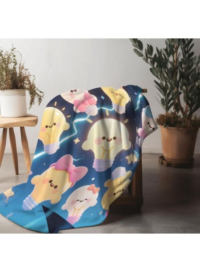 general Wisdom Fairy (latest) flannel thin blanket (warm and comfortable, suitable for sleep, game use, dust and sandproof) 150cm*200cm - 7 - Image 3