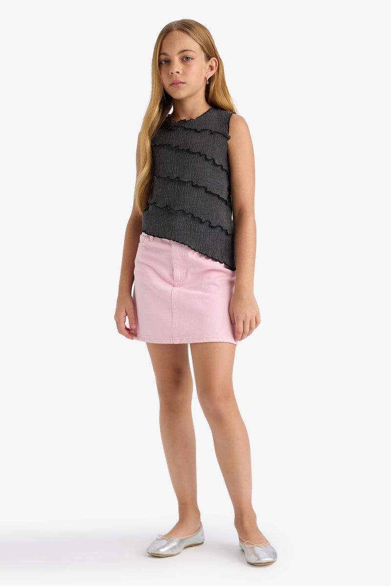 ديفاكتو بلوزة كت بناتي قصة مريحة - Image 2