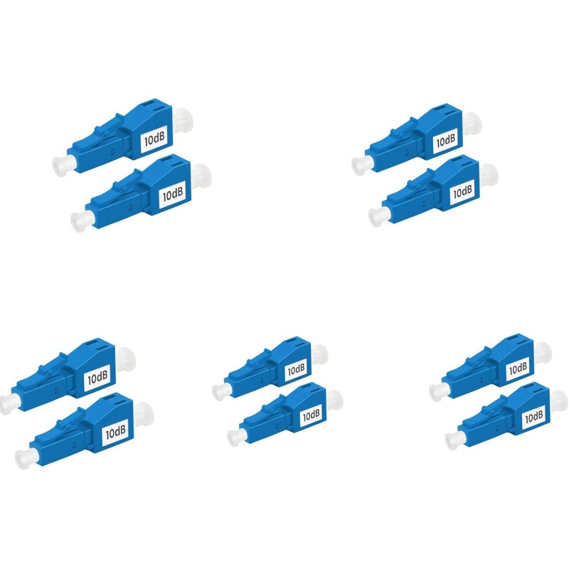 10 PCS 10dB Fiber Optic Adapter Male to LC Female UPC Adapter Visual Fault Locator Fiber Adapter Hybrid Optical Fiber Convertor Adapter for Fiber Optic UPC Coupler Adapter - Image 1