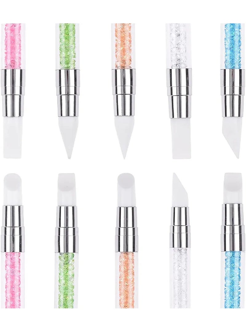 5 قطع من فرش الأظافر المصنوعة من السيليكون - Image 4