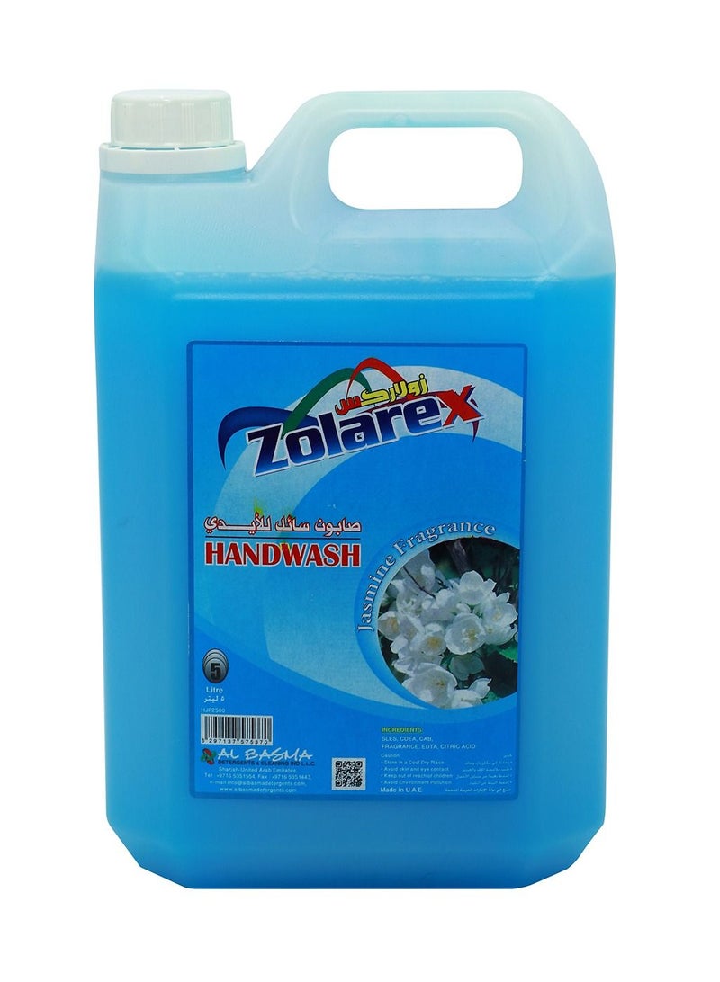 Zolarex Zolarex Hand wash liquid Jasmine 5 Ltr  - Image 1