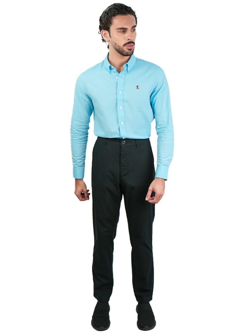 جيوردانو Men’s Regular Fit Stretch Twill Pants with Mid Rise