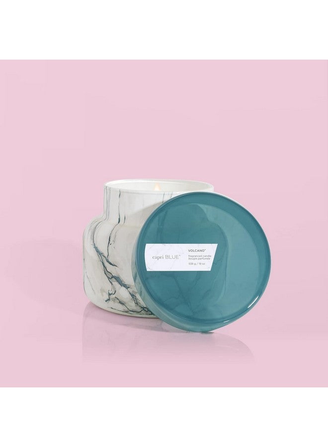 Capri Blue Modern Marble Jar Candles - Luxury Scented Soy Candles - Long Lasting, Cute Volcano Scented (19 oz) - Image 2