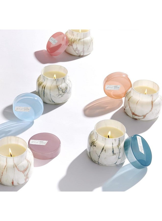 Capri Blue Modern Marble Jar Candles - Luxury Scented Soy Candles - Long Lasting, Cute Volcano Scented (19 oz) - Image 3