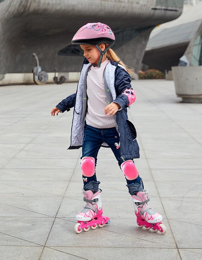 BeBeFun Girl Helmet for Bike,Kids Bike Pink Helmet for Girls Approximately Ages 3-10 Years Adjuastable and Multi-Sport, from Toddler to Kids CPSC Certicated - Image 5