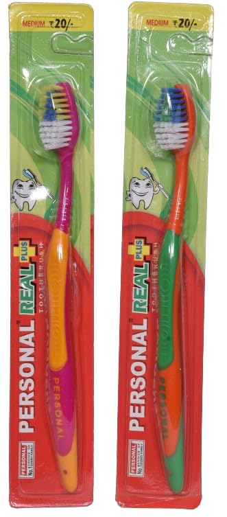 Personal Real Plus Soft Reaches All the Critical Areas Manual Toothbrush for Adult (24 Pack) - Image 3