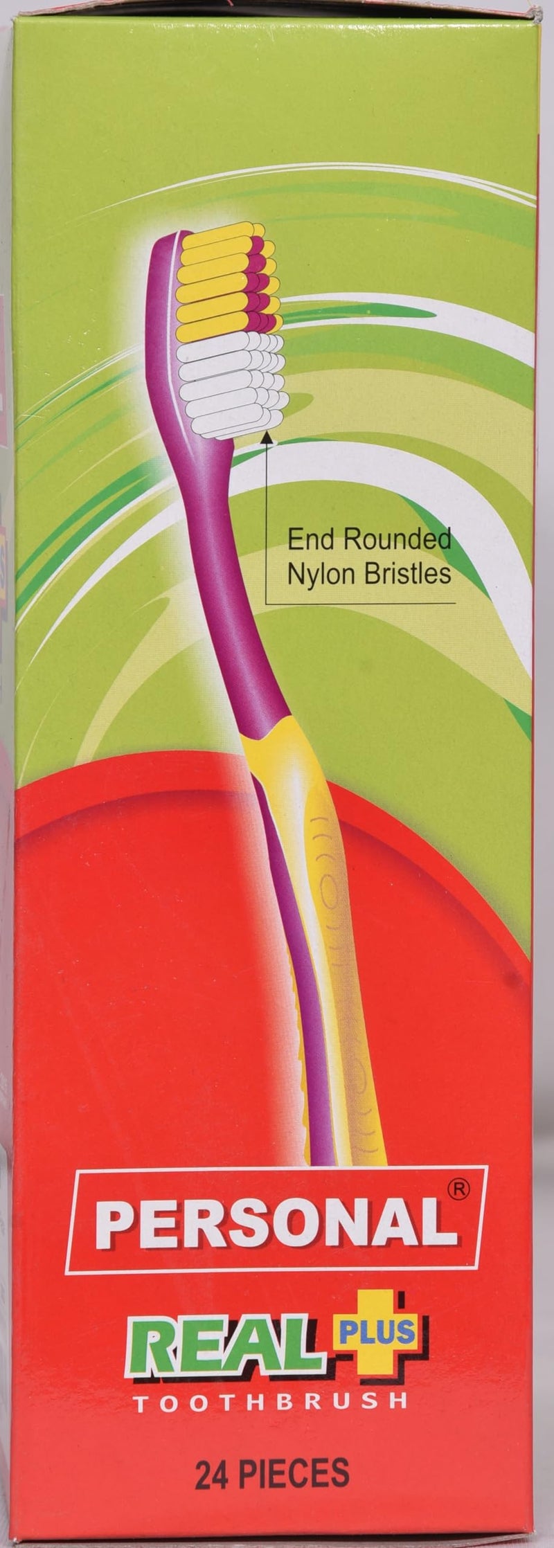 Personal Real Plus Soft Reaches All the Critical Areas Manual Toothbrush for Adult (24 Pack) - Image 4