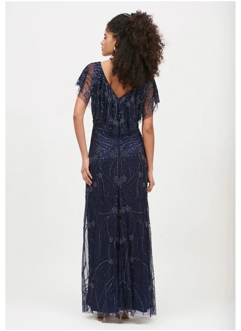 بيوت Jessica Embellished V-Neck Dress