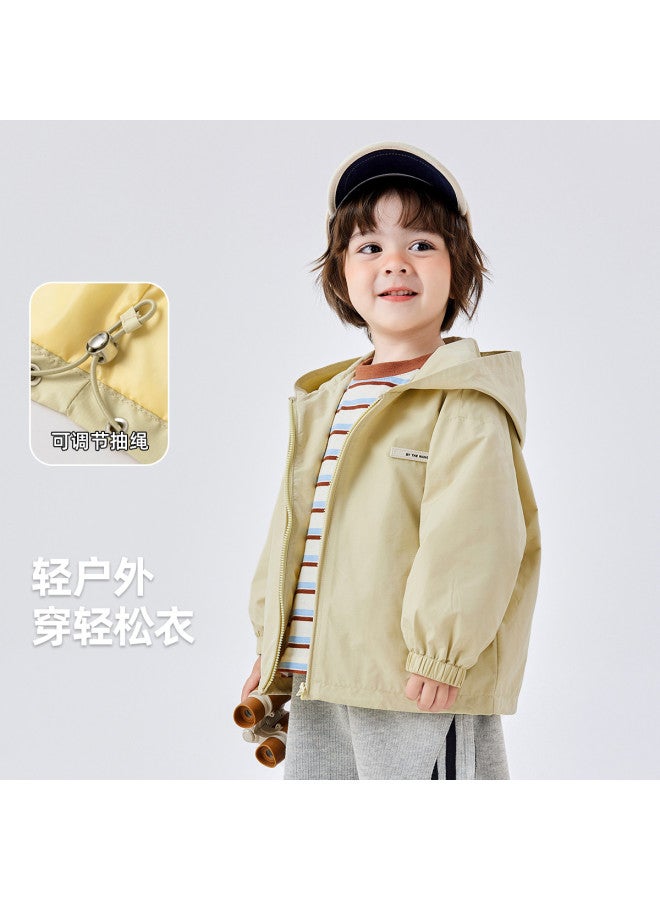 Doodle Home kids' Hooded Jacket - Boys' Softshell Fall Coat & Girls' Windproof Outerwear For Children - Image 3