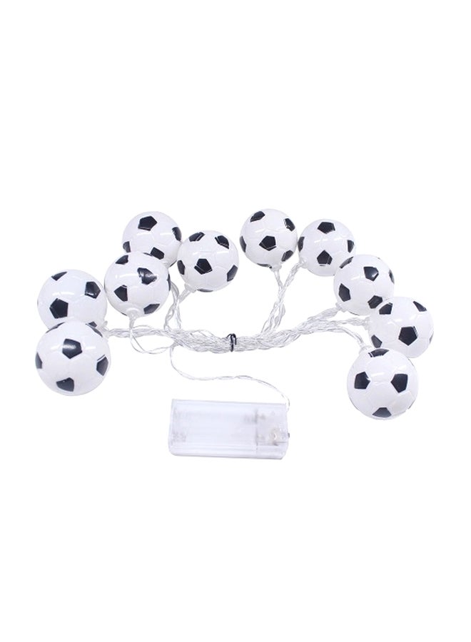 إسكدنيا سلسلة مصابيح LED بتصميم كرة القدم أبيض دافئ 2.13متر - Image 1