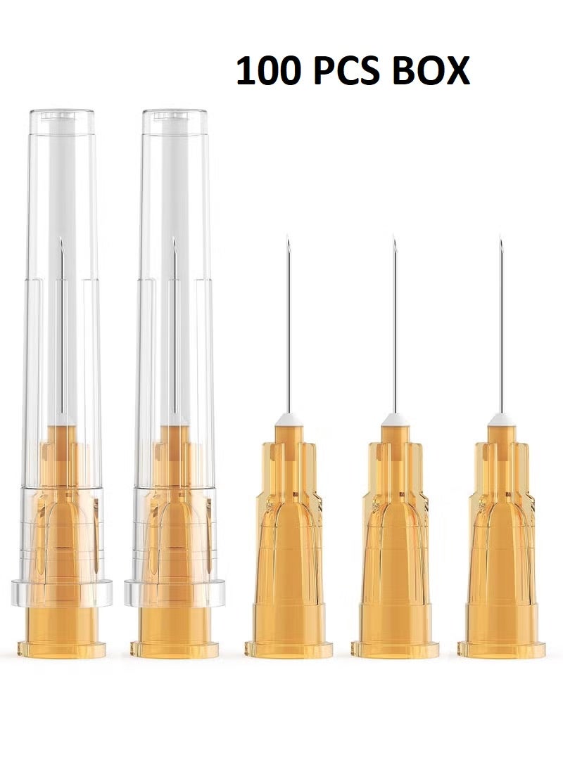 NOVAMED 25G x 5/8 Disposable Sterile Needles – 100 Pcs Box - Image 1