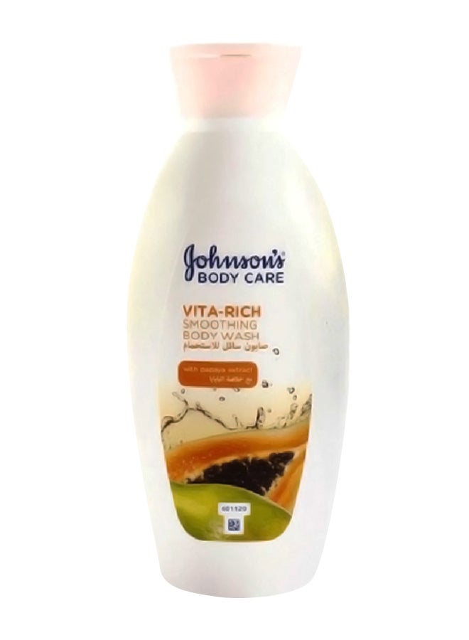 Papaya Extract Vita Rich Smoothing Body Wash White 250ml