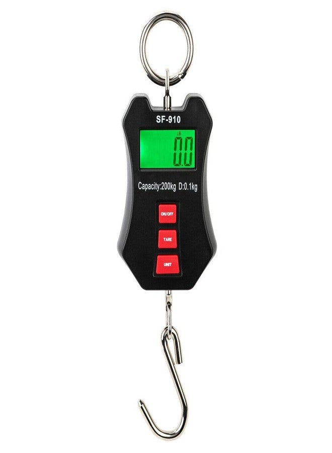 Metis Mini Crane Hanging Scale (Capacity 200 Kg), Heavy Duty Digital Hanging Scales LCD Display with Backlight for Home Farm and Market Fishing. - Image 1