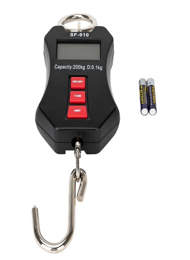 Metis Mini Crane Hanging Scale (Capacity 200 Kg), Heavy Duty Digital Hanging Scales LCD Display with Backlight for Home Farm and Market Fishing. - Image 5